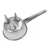 Coador Fio de Ovos 3 Bicos Inox Doupan