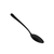 COLHER SOBREMESA ELITE COR PRETA GOURMET MIX