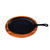 Chapa Oval 25x18cm Com Suporte Madeira Panela Mineira