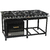Fogão Industrial 8 Bocas 30X30 P7 Com Forno 87L Vidro Cristal