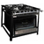 Fogão Industrial 4 Bocas 30X30 P7 Forno 87L vidro Cristalaço