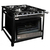 Fogão Industrial 4 Bocas Forno 87L Vidro Economy Cristalaço